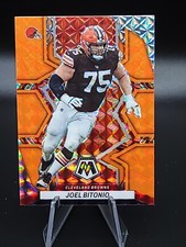 2022 Panini Mosaic Football Joel Bitonio Orange No. 225