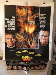 Towering-Inferno-Movie-Poster-One-Sheet-74-341-McQueen-Newman-Dunaway-Holden