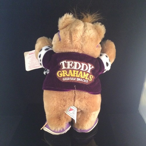 APPLAUSE NABISCO ORSACCHIOTTO GRAHAM 1990 ORSO MIELE PELUCHE PROMO GIOCATTOLO - Foto 6 di 11