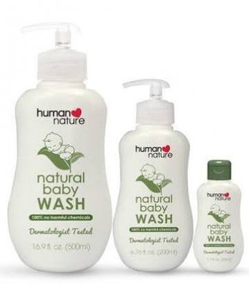 human nature baby wash