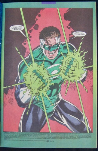 GRÜNE LATERNE #50 - Dunkle Abdeckung einleuchten - 1. Kyle Rayner (DC 1994) 9,4 NM - Bild 2 von 3