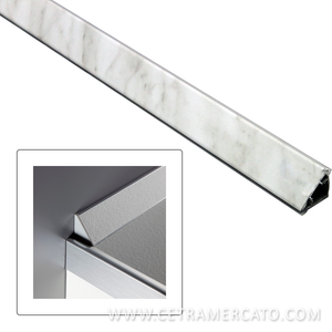 ALZATINA TOP CUCINA DI COLORE MARMO CARRARA CM 300X3X3 MOD ... ALZATINA TOP CUCINA DI COLORE MARMO CARRARA CM 300X3X3 MOD ...