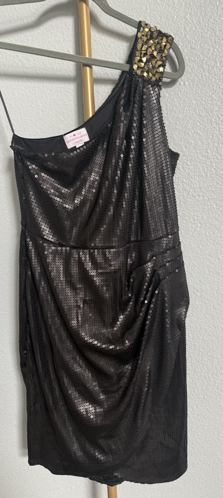 Matthew Williamson Impulse Sequin One Shoulder Bl… - image 2