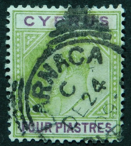 Cyprus 1905 4pi SG 66 Used cat £25