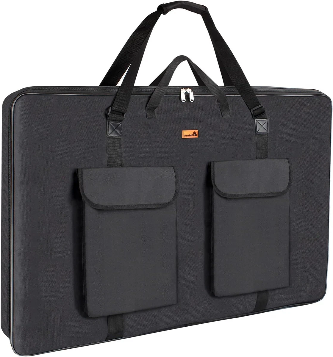  Large Size Art Portfolio Bag with Nylon Shoulder, 24 x