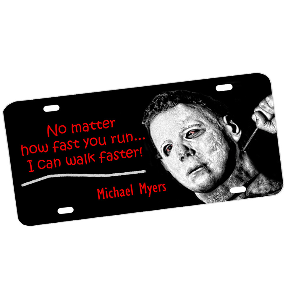 Michael Myers Horror Movie Halloween Slasher Aluminum License