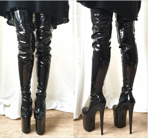 boots high heels platform