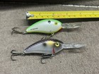 (2) Bomber Bill Dance Fat Free Shad Crankbait Fishing Lures