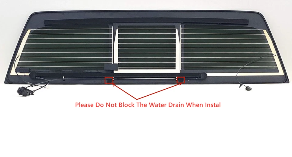 Fits Chevrolet Silverado GMC Sierra Power Heated Back Slider Window Glass  - Imagem 2 de 4