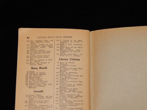 Vintage Book, LITTLE BLUE BOOK #902,A DICTIONARY OF FOREIGN WORDS & PHRASES,1925 - Imagen 7 de 7