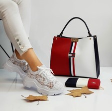 Luxury Tommy Hilfiger Handbags Women Preowned. 3 Pieces. Shoe 38 But Never Worn.