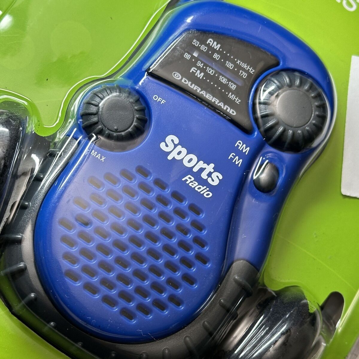 Vintage Durabrand AM/FM Sports Radio Portable Model PR-35M Vintage Durabrand AM/FM Sports Radio Portable Model PR-35M