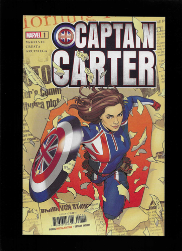 Captain Carter Issue #1-5 FIRST APP SET (2022) + FOLDED Promo Poster LOT - Picture 2 of 15