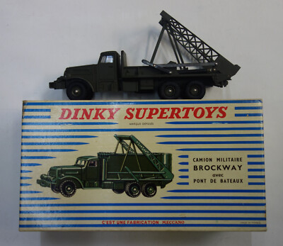 Lot Des 10 éléments D'origine Pour Pont Militaire Dinky Toys - Véhicule Lot Des 10 éléments D'origine Pour Pont Militaire Dinky Toys - Véhicule