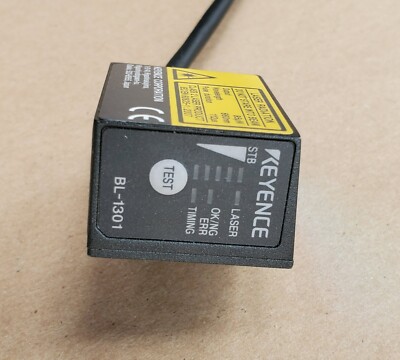 Keyence BL-1301 Barcode Scanner Ultra Compact Industrial Reader Tested Working