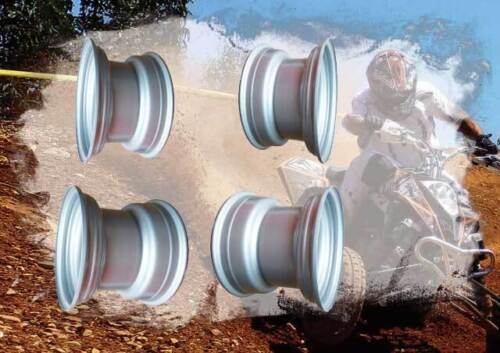 Felgen Satz für Yamaha Raptor YFM 660 R Quadfelgen 10 Zoll Umrüstkit Stahlfelgen - Bild 5 von 5