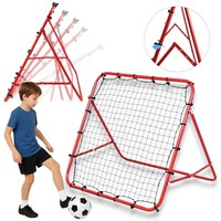 FußBall Rebounder 100X100Cm Einstellbar Winkel Kickback Tor RüCkprallwand