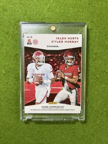 Tarjeta de novato Jalen Hurts GALACTIC PRIZM Kyler Murray SSP 2020 JALEN HURTS RC - Imagen 2 de 24
