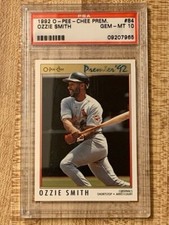 1992 O-Pee-Chee Premier Ozzie Smith #84 PSA 10 Gem Mint *pop 15