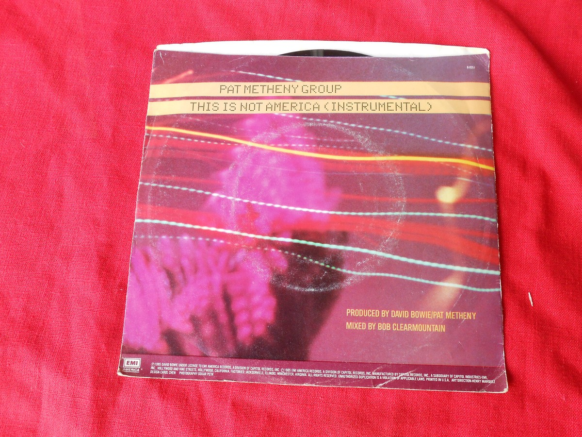 PAT METHENY GROUP-DAVID BOWIE-THIS IS NOT AMERICA-7