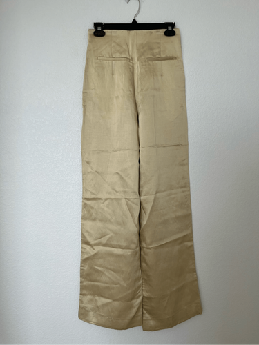 Sandro Trouville Satin Wide Leg Pants NEW - Picture 8 of 12