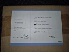 S2 security s2-lbl-014 S2-out blade new