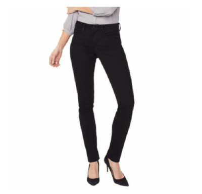 NEW NYDJ Women's Black Alina Legging Skinny Jean Size 10