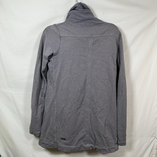 Lululemon Women's Savasana Wrap Jacket Gray FLAWED Athleisure Long Sleeve Snap - Picture 6 of 9