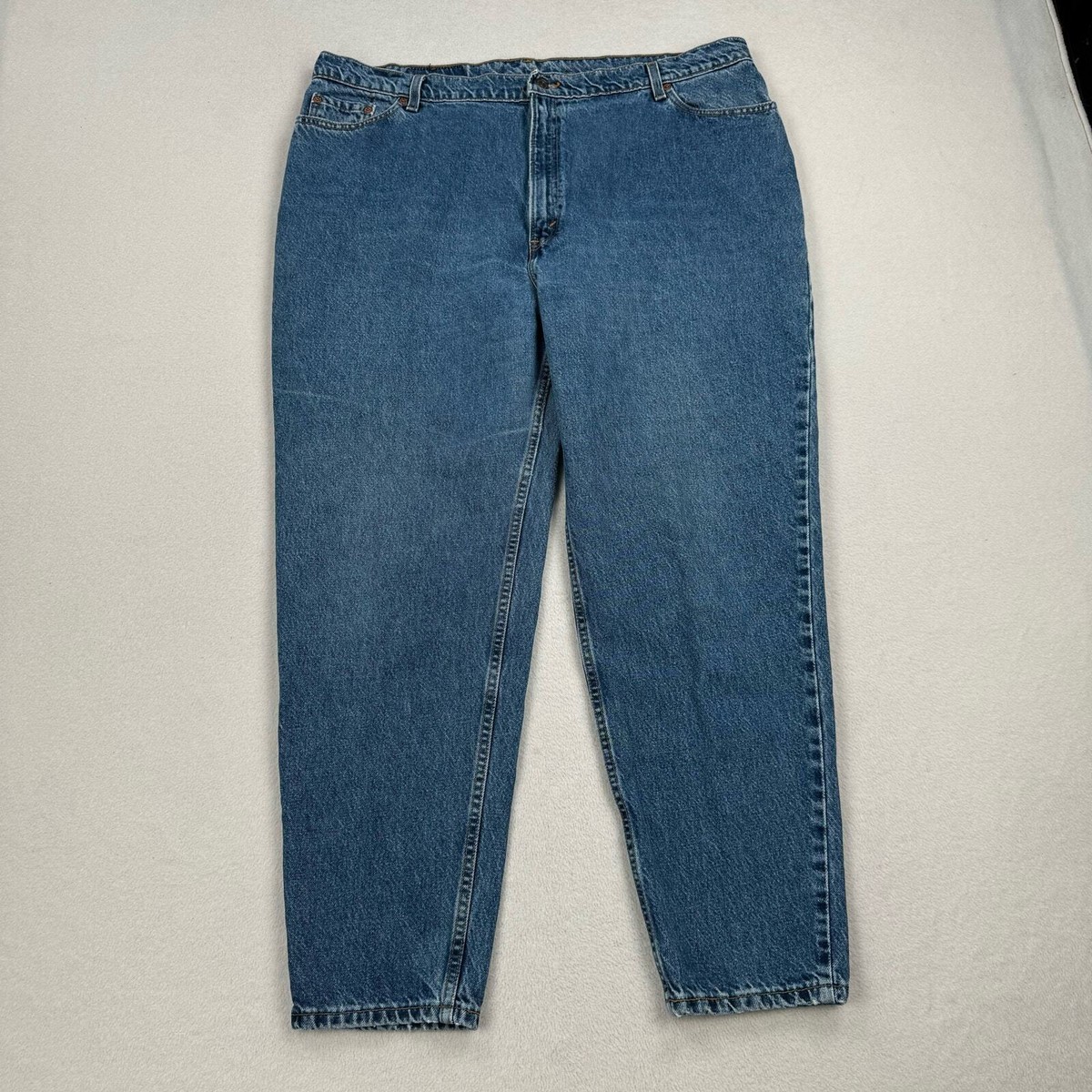 Vintage Levis Jeans 522 Size 42 Medium Wash High Rise Tapered Leg