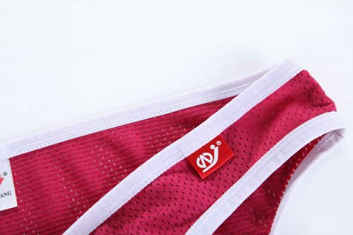 Slip da uomo biancheria intima sexy rete bassa traspiranti bottoni pantaloncini - Foto 9 di 29
