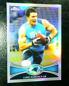 2012 Topps Chrome Refractor Luke Kuechly Rookie Carolina Panthers #45