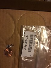 STERLING SILVER .925 BIRTHSTONE girl CHARM Light Blue