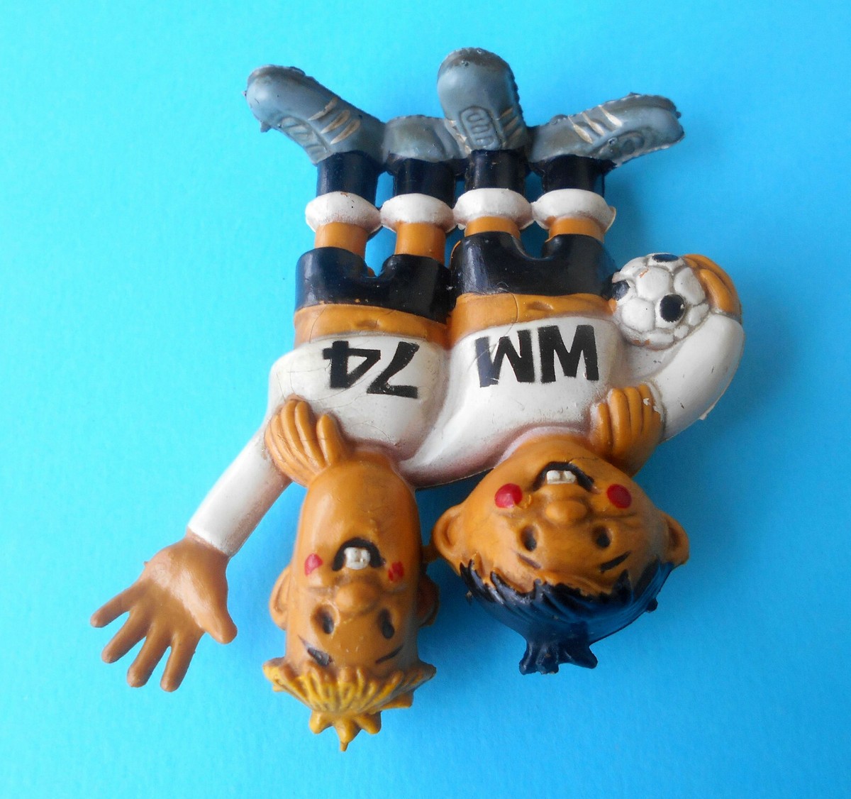 74' WM TIP&TAP doll サッカーW杯西ドイツ大会マスコット Tip & Tap mascot World Cup 1974 (1974) - Advertising figures