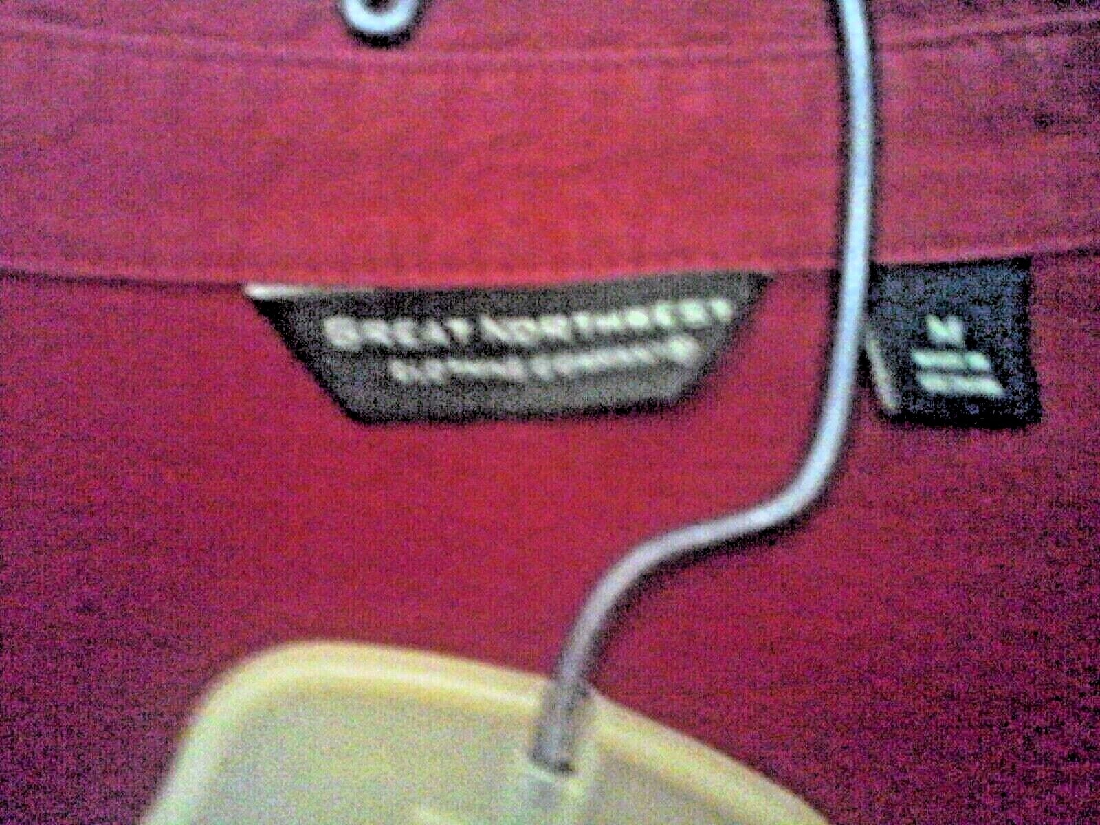 Great Northwest Solid Red Button Placket Long Sle… - image 3