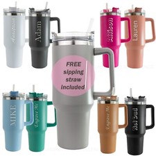 Engraved 40oz Large Cup Double Insulated Personalised Christmas Birthday Gifts