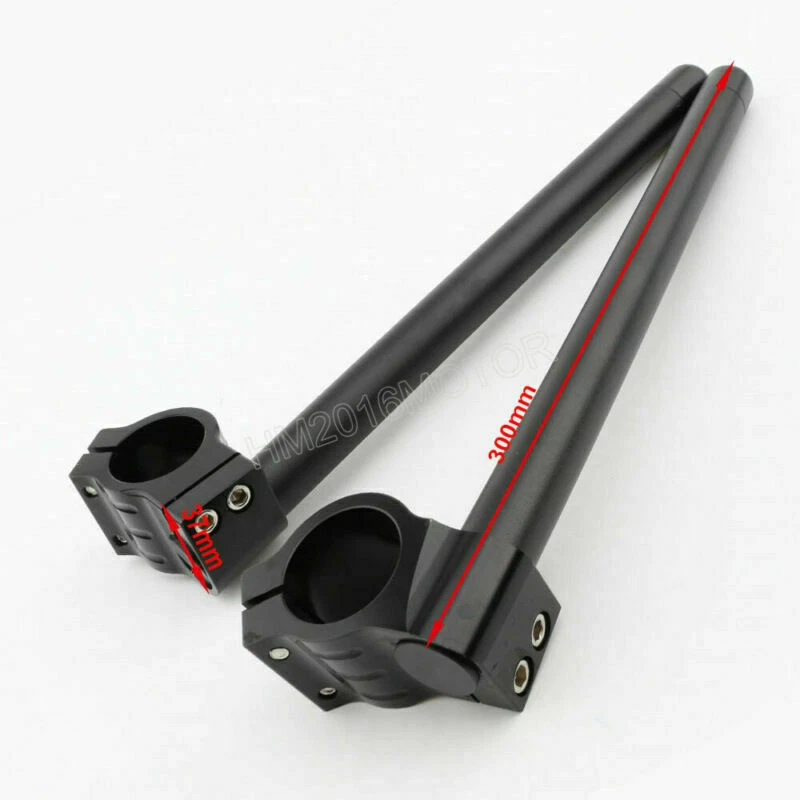 Guidão 33-50MM clipe 7/8" para Yamaha Honda Kawasaki Suzuki CAFE RACER - Imagem 3 de 4