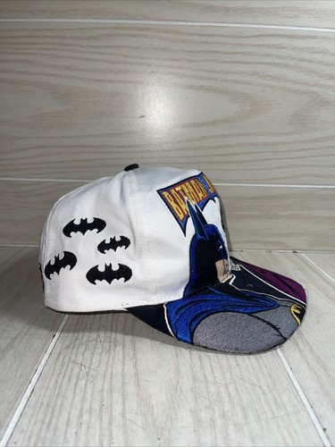Vintage Rare Nascar Batman Vs Joker DC Comics Movie Promo Racing Hat Snapback - Picture 2 of 16