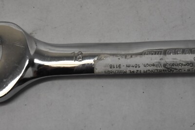 GEARWRENCH Stecknuss 18 Mm – 12-kant, Chrompoliert – Reduziert Abrundung – Für Professionellen Einsatz