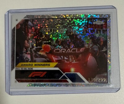 Award Winners Topps Chrome Formula 1 2023 Mini Diamond Refractor /299 RedBull