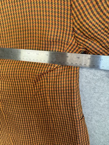 Giacca Blazer Giorgio Armani Collezioni 100% Lino 42 IT Italia PIEDE DI POULE VINTAGE - Foto 22 di 24