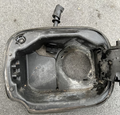 Conjunto de bisagras puerta con solapa de combustible diésel Renault Clio MK3 en azul - Imagen 6 de 9