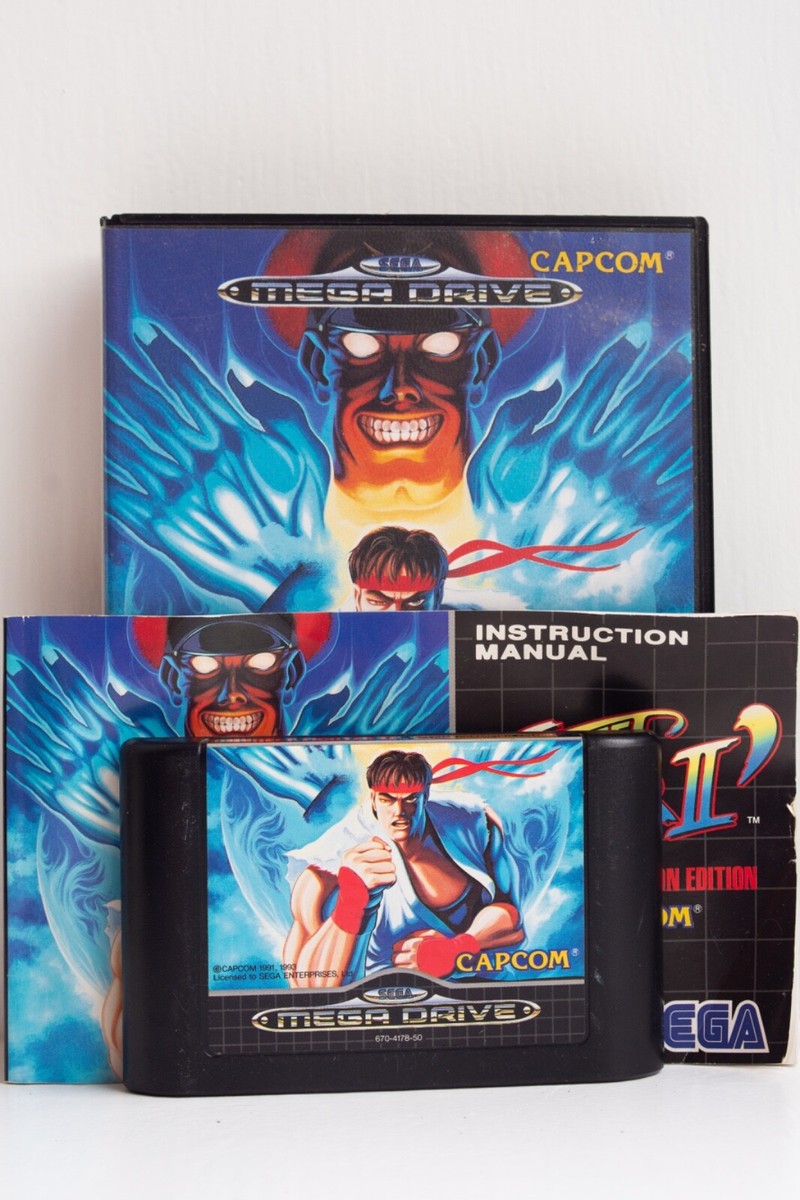 Notice D'instructions Originale – Street Fighter II Sur Sega Mega Drive