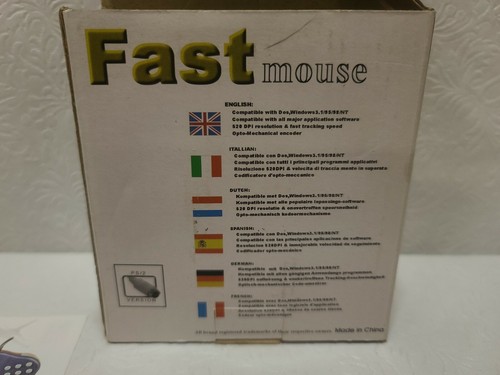 A4 Tech Fast Mouse PS/2 Version Mint condition.  - Picture 4 of 4