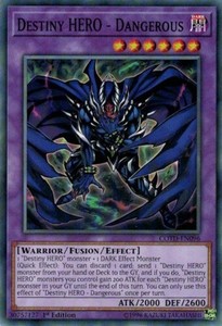 Destiny HERO - Dangerous - COTD-EN096 - Common - 1st Edition x3 - Near Mint