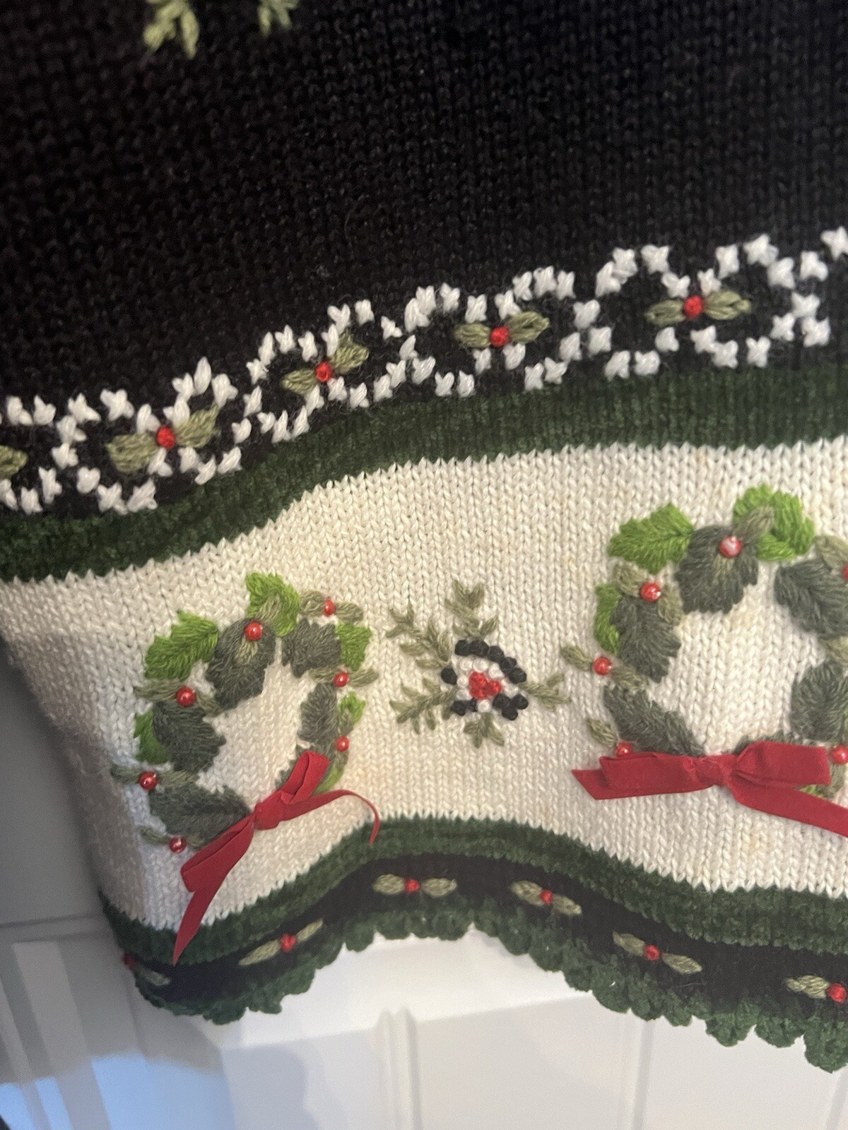 Reference Point Black Pullover Christmas Sweater … - image 4