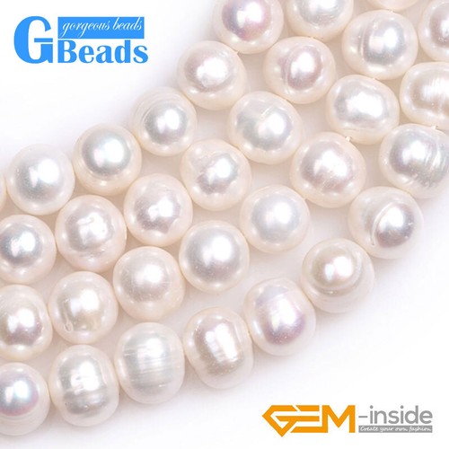 Freshwater Pearl Beads Stone Near Round Spacer Beads For Jewelry Making15" 8-9mm - Picture 16 of 53