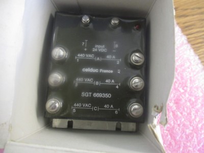 Celduc France Model: SGT 669350 Solid State Relay Unused Old Stock. No Box 