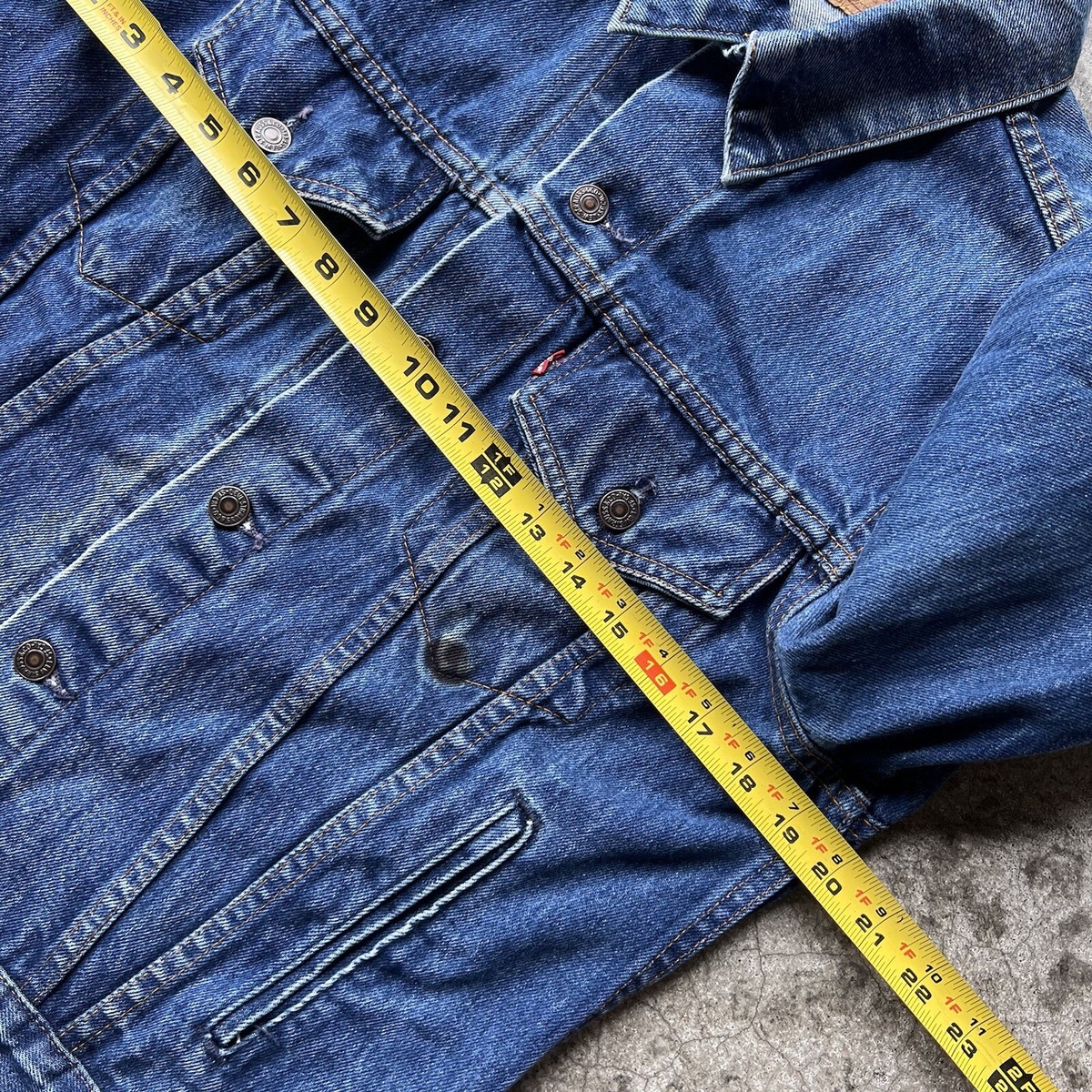 Vintage 80s 90s Levi's 70506 Denim Trucker Jacket Mens Size 40