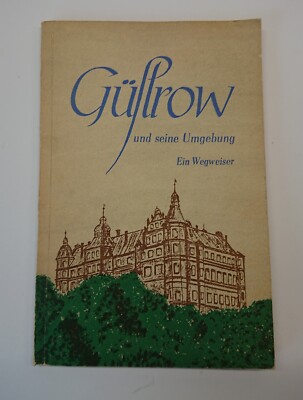 Buch - Güstrow und seine Umgebung - Ein Wegweiser - mit Stadtplan 1955