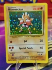 Pokémon TCG Hitmonchan Base Set Holo Unlimited Rare Card 7/102 Vintage LP/MP